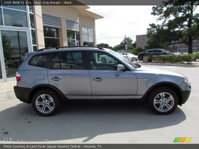 Silver Gray Metallic / Black 2005 BMW X3 3.0i