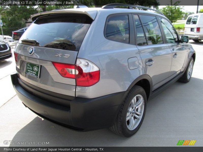 Silver Gray Metallic / Black 2005 BMW X3 3.0i