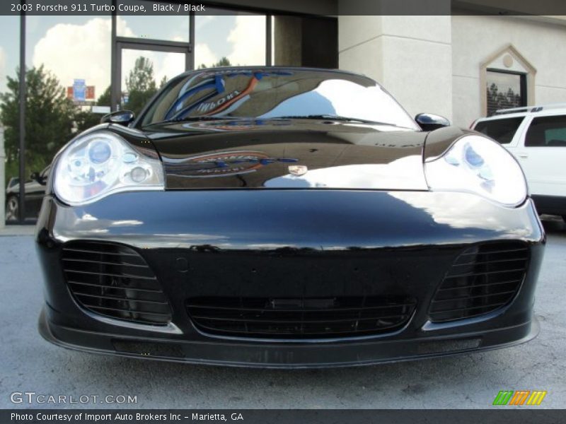 Black / Black 2003 Porsche 911 Turbo Coupe