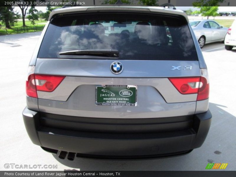Silver Gray Metallic / Black 2005 BMW X3 3.0i