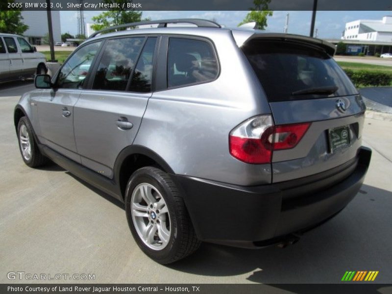 Silver Gray Metallic / Black 2005 BMW X3 3.0i