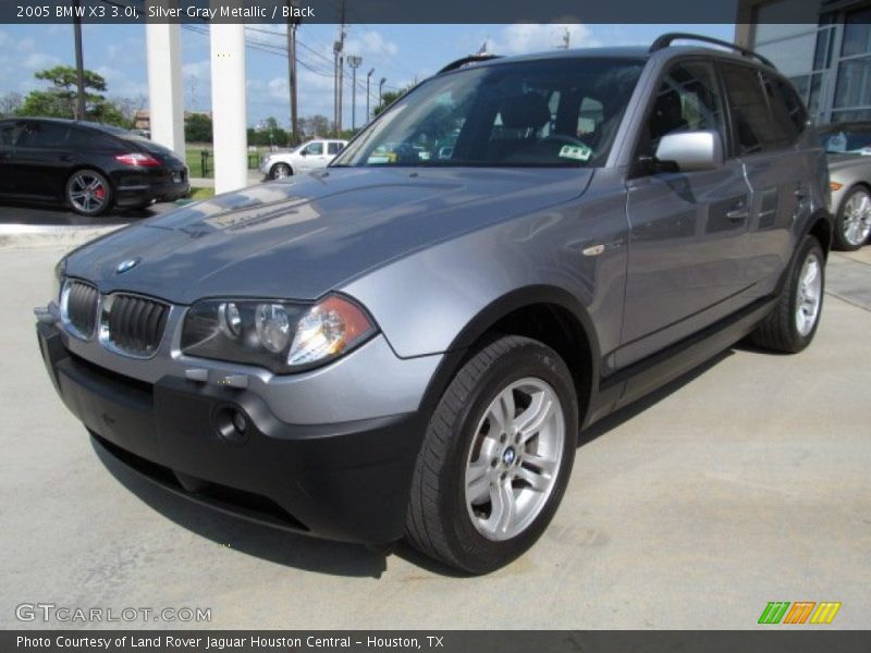 Silver Gray Metallic / Black 2005 BMW X3 3.0i