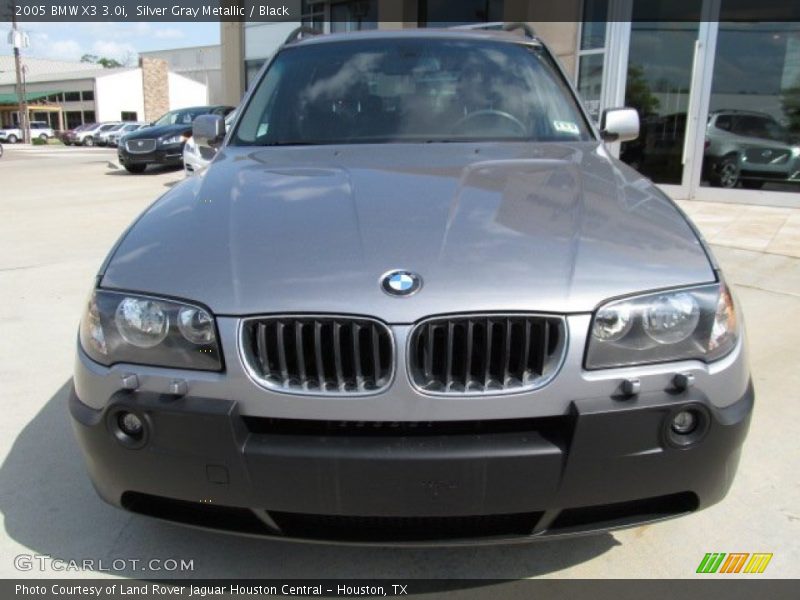 Silver Gray Metallic / Black 2005 BMW X3 3.0i
