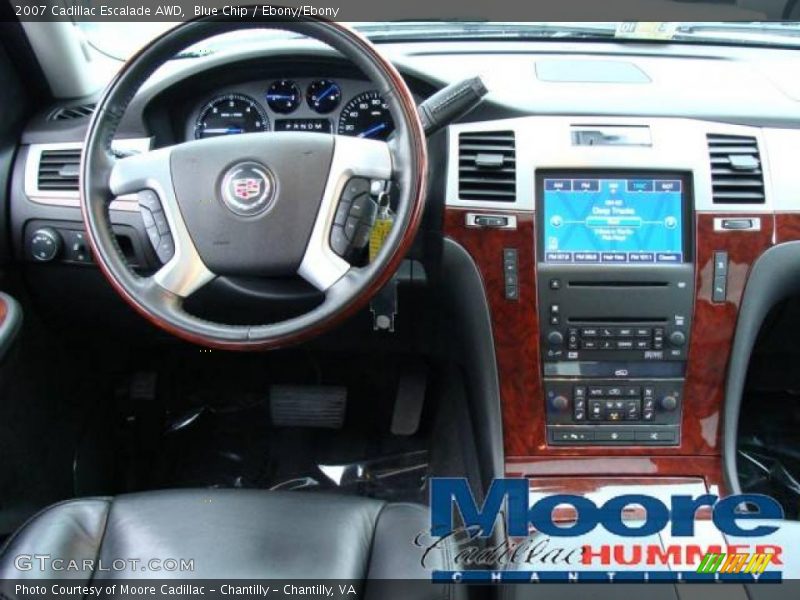Blue Chip / Ebony/Ebony 2007 Cadillac Escalade AWD