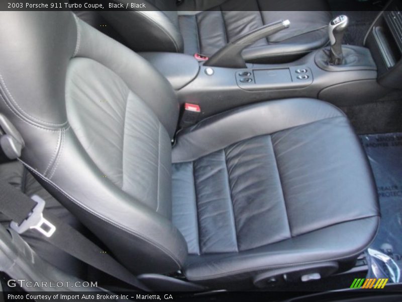 Black / Black 2003 Porsche 911 Turbo Coupe