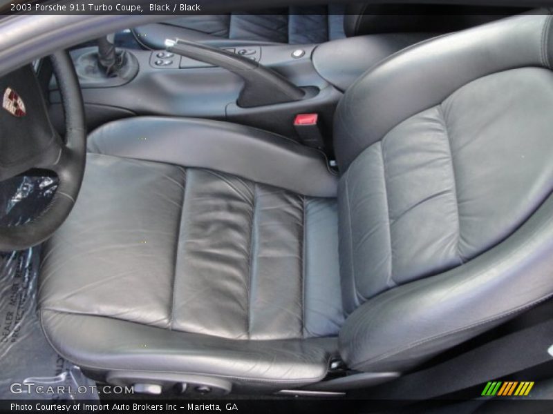 Black / Black 2003 Porsche 911 Turbo Coupe