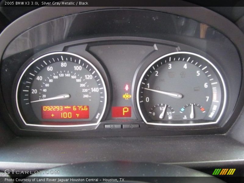 Silver Gray Metallic / Black 2005 BMW X3 3.0i