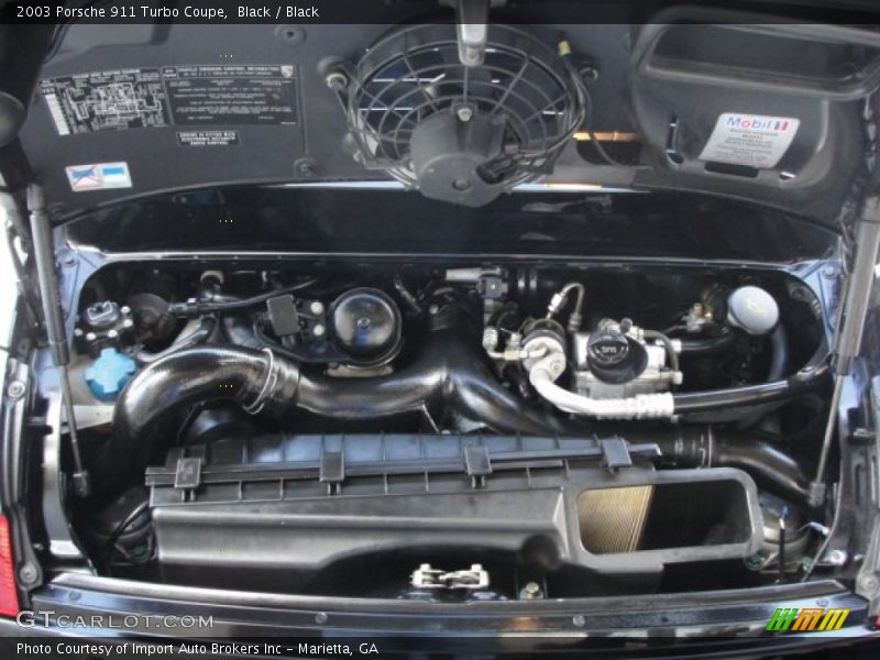  2003 911 Turbo Coupe Engine - 3.6 Liter Twin-Turbocharged DOHC 24V VarioCam Flat 6 Cylinder