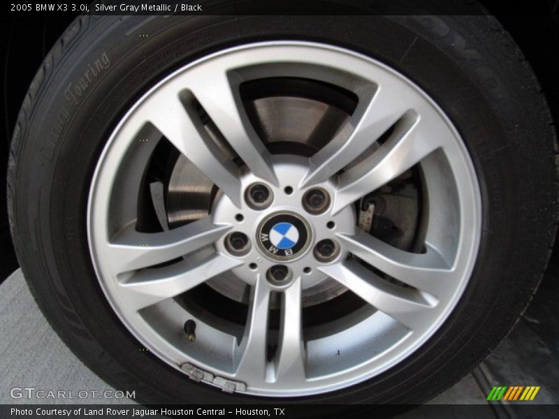 Silver Gray Metallic / Black 2005 BMW X3 3.0i