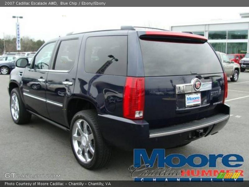 Blue Chip / Ebony/Ebony 2007 Cadillac Escalade AWD