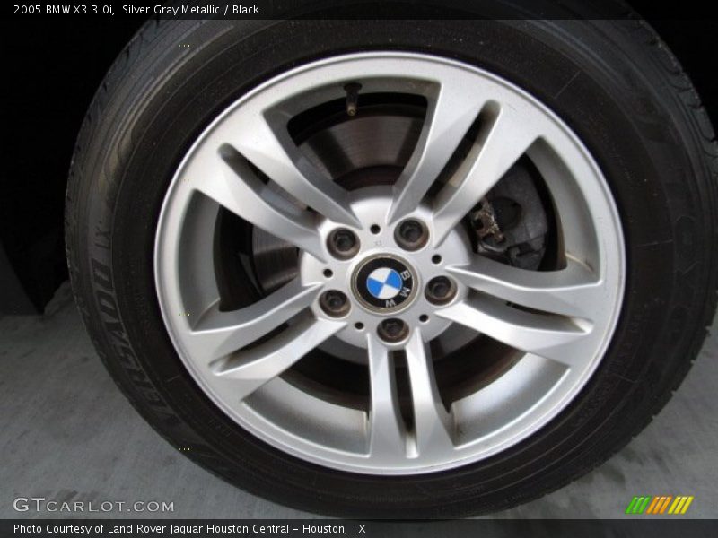 Silver Gray Metallic / Black 2005 BMW X3 3.0i