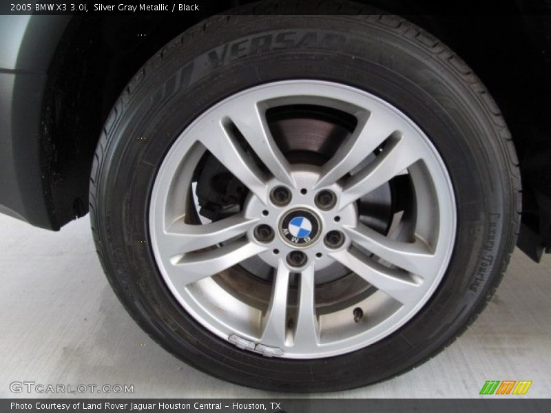 Silver Gray Metallic / Black 2005 BMW X3 3.0i