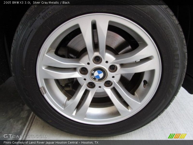 Silver Gray Metallic / Black 2005 BMW X3 3.0i