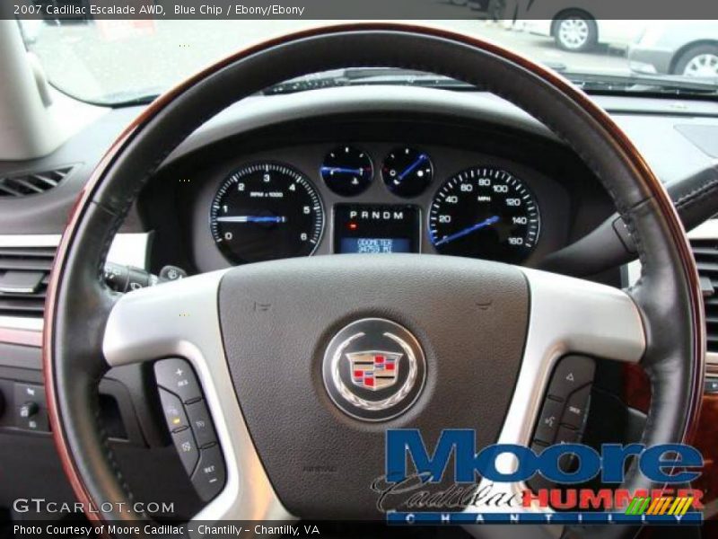 Blue Chip / Ebony/Ebony 2007 Cadillac Escalade AWD