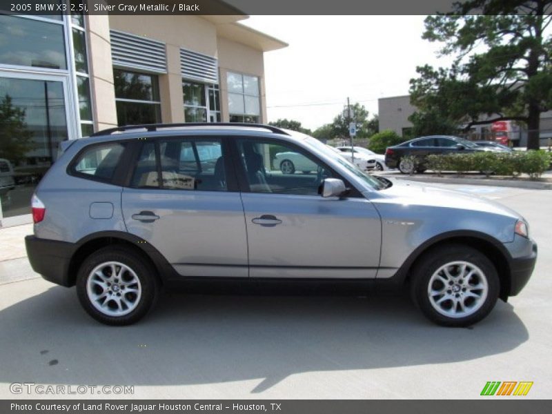 Silver Gray Metallic / Black 2005 BMW X3 2.5i