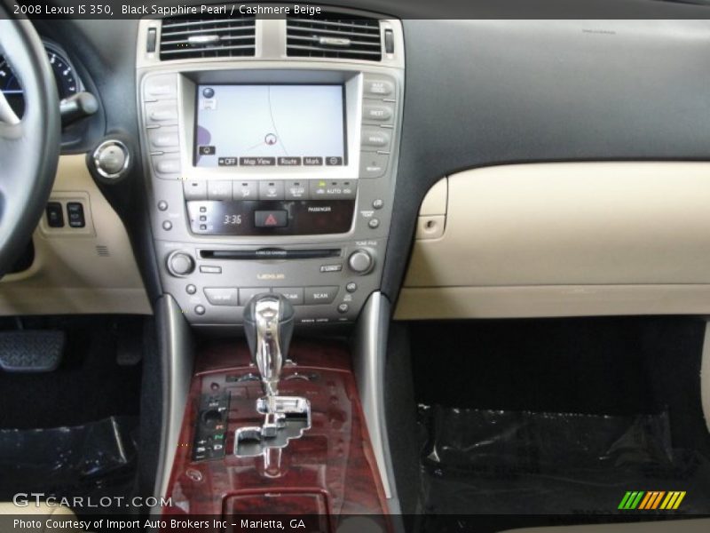 Black Sapphire Pearl / Cashmere Beige 2008 Lexus IS 350