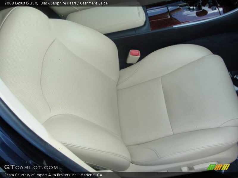 Black Sapphire Pearl / Cashmere Beige 2008 Lexus IS 350