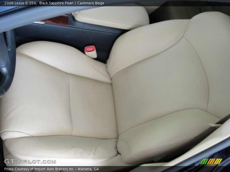 Black Sapphire Pearl / Cashmere Beige 2008 Lexus IS 350