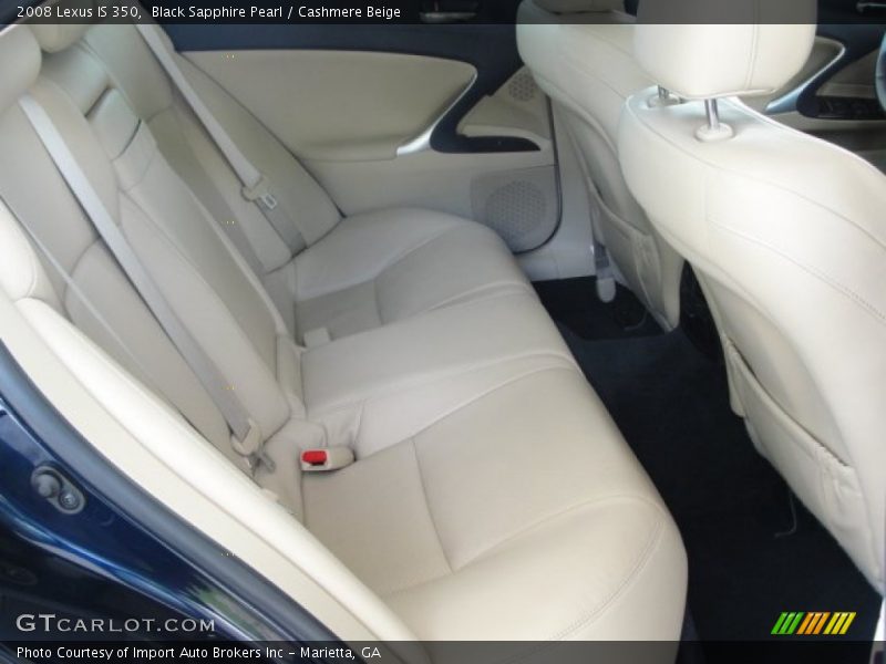 Black Sapphire Pearl / Cashmere Beige 2008 Lexus IS 350