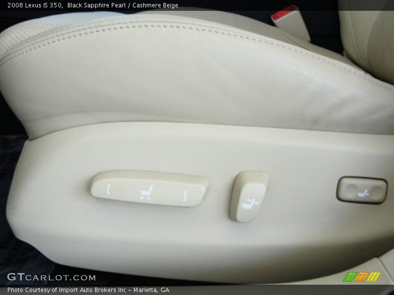 Black Sapphire Pearl / Cashmere Beige 2008 Lexus IS 350