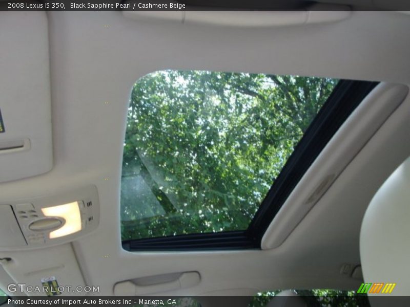 Black Sapphire Pearl / Cashmere Beige 2008 Lexus IS 350