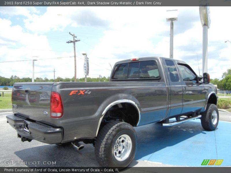 Dark Shadow Grey Metallic / Dark Flint Grey 2003 Ford F250 Super Duty FX4 SuperCab 4x4