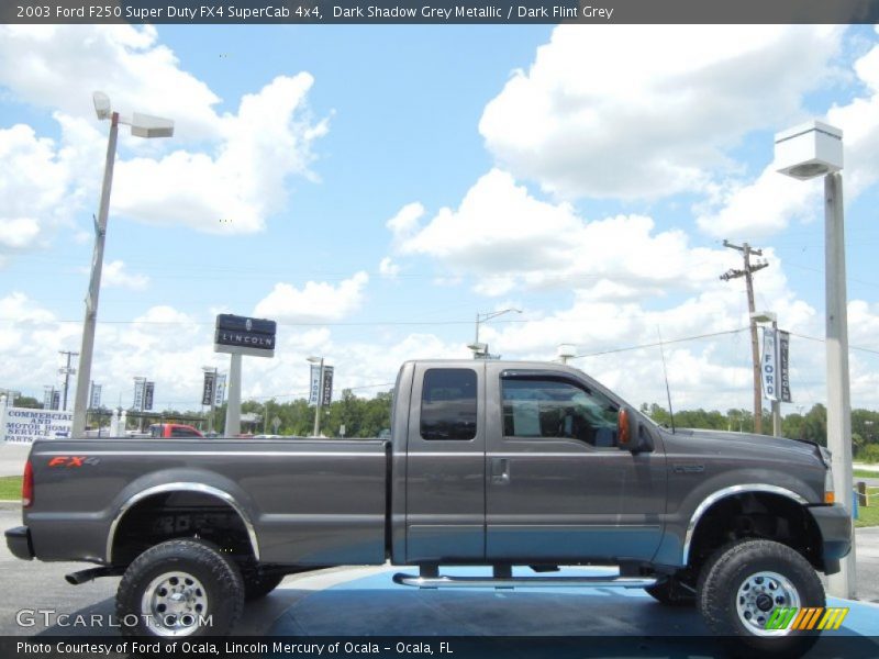 Dark Shadow Grey Metallic / Dark Flint Grey 2003 Ford F250 Super Duty FX4 SuperCab 4x4