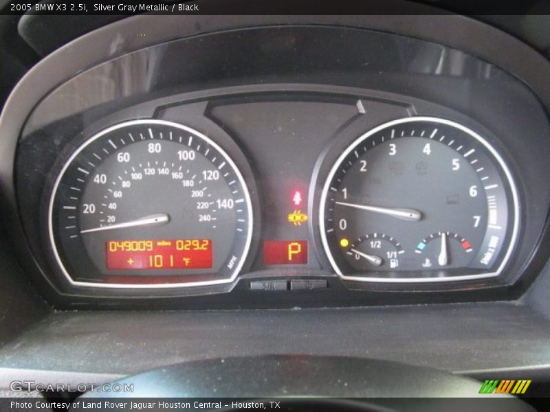 Silver Gray Metallic / Black 2005 BMW X3 2.5i