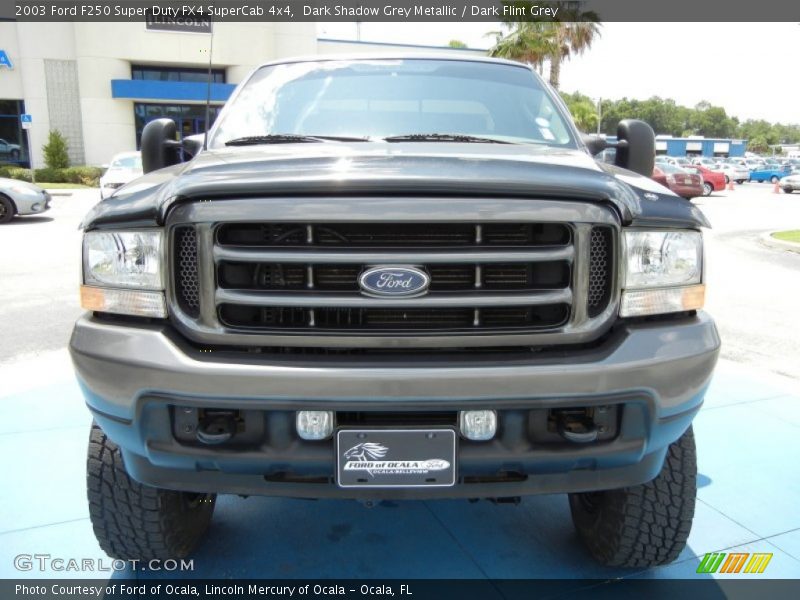 Dark Shadow Grey Metallic / Dark Flint Grey 2003 Ford F250 Super Duty FX4 SuperCab 4x4