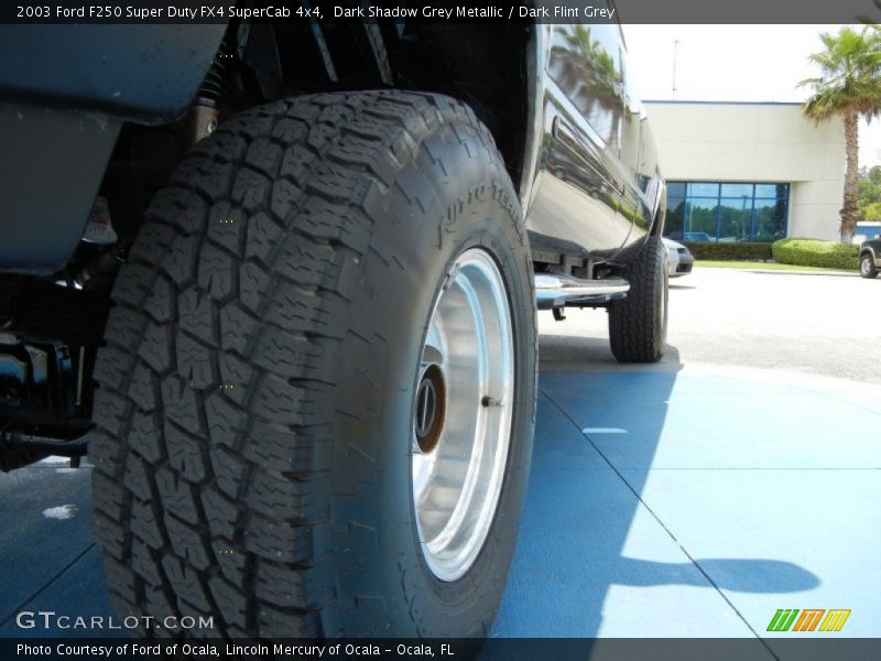 Dark Shadow Grey Metallic / Dark Flint Grey 2003 Ford F250 Super Duty FX4 SuperCab 4x4