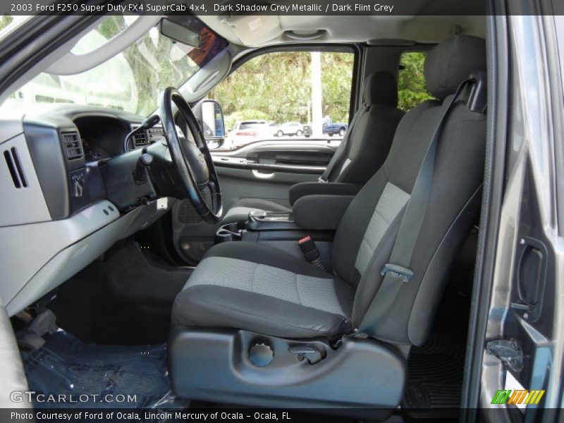 Dark Shadow Grey Metallic / Dark Flint Grey 2003 Ford F250 Super Duty FX4 SuperCab 4x4