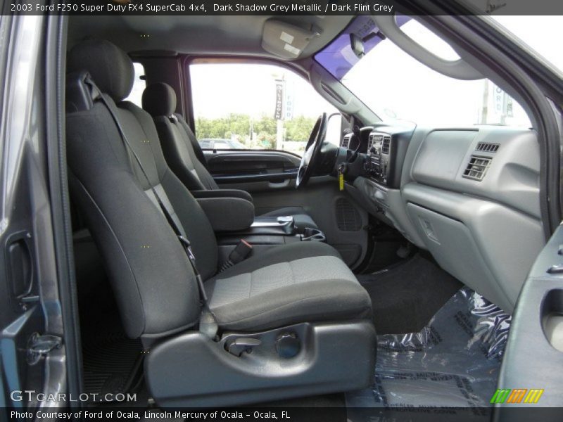 Dark Shadow Grey Metallic / Dark Flint Grey 2003 Ford F250 Super Duty FX4 SuperCab 4x4