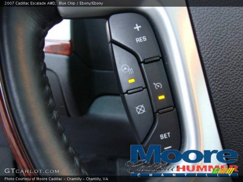 Blue Chip / Ebony/Ebony 2007 Cadillac Escalade AWD
