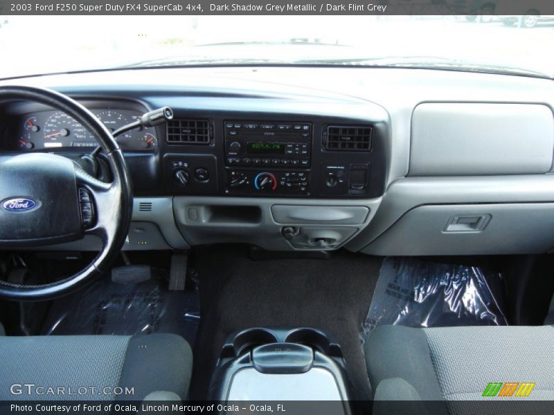 Dark Shadow Grey Metallic / Dark Flint Grey 2003 Ford F250 Super Duty FX4 SuperCab 4x4