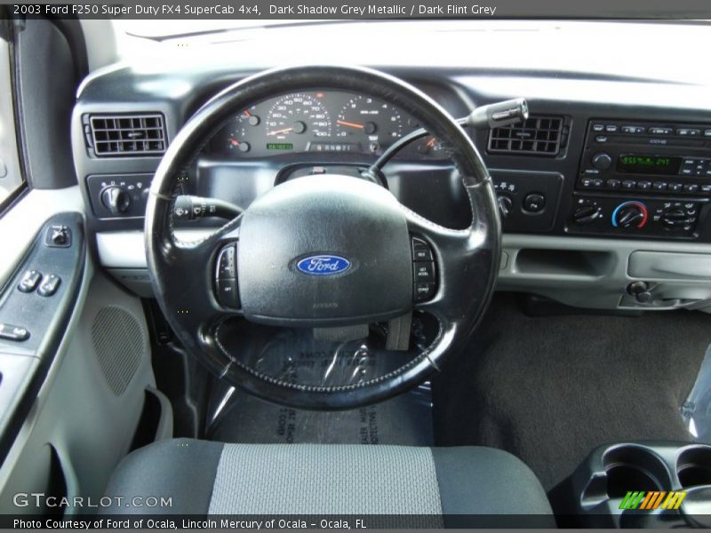 Dark Shadow Grey Metallic / Dark Flint Grey 2003 Ford F250 Super Duty FX4 SuperCab 4x4
