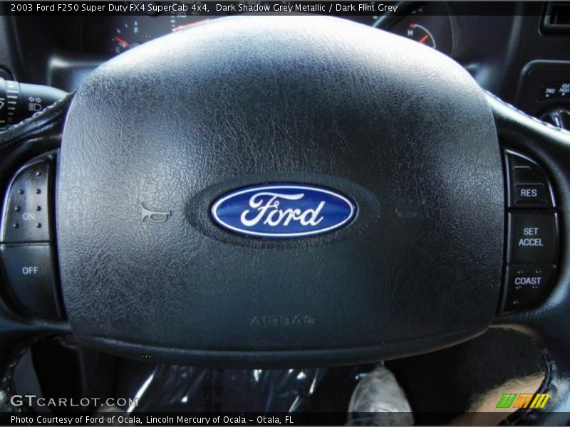 Dark Shadow Grey Metallic / Dark Flint Grey 2003 Ford F250 Super Duty FX4 SuperCab 4x4