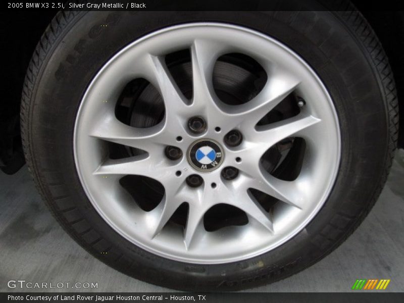 Silver Gray Metallic / Black 2005 BMW X3 2.5i
