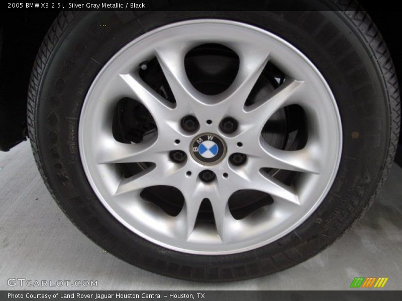 Silver Gray Metallic / Black 2005 BMW X3 2.5i