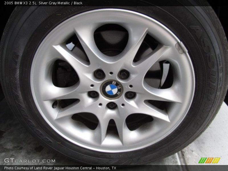 Silver Gray Metallic / Black 2005 BMW X3 2.5i