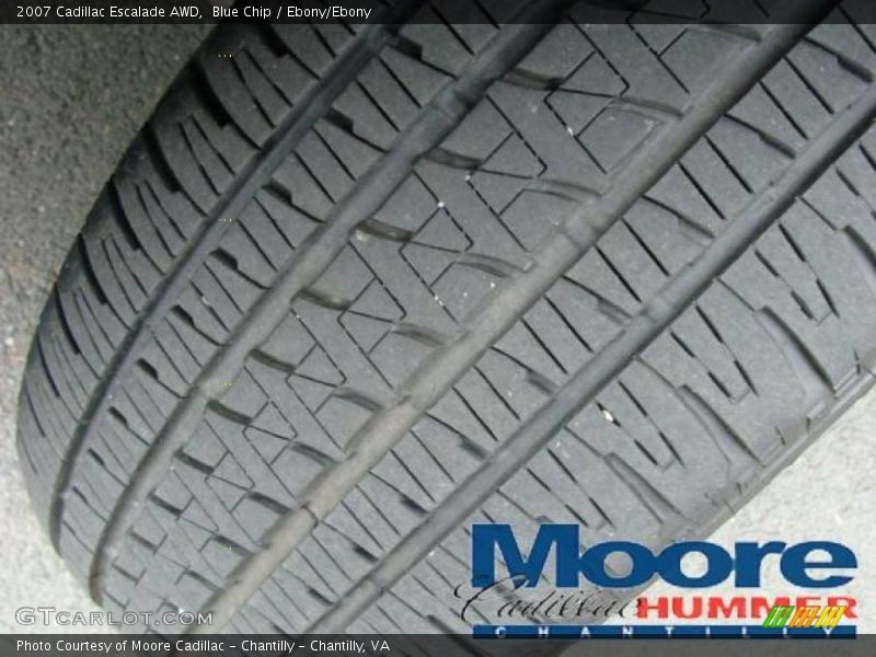 Blue Chip / Ebony/Ebony 2007 Cadillac Escalade AWD