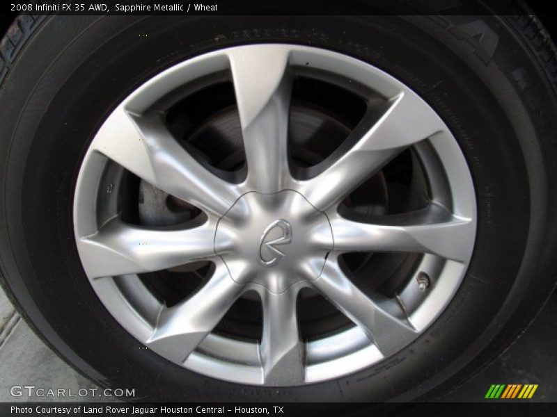 Sapphire Metallic / Wheat 2008 Infiniti FX 35 AWD