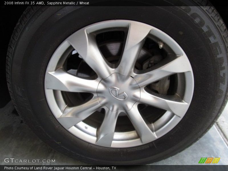 Sapphire Metallic / Wheat 2008 Infiniti FX 35 AWD