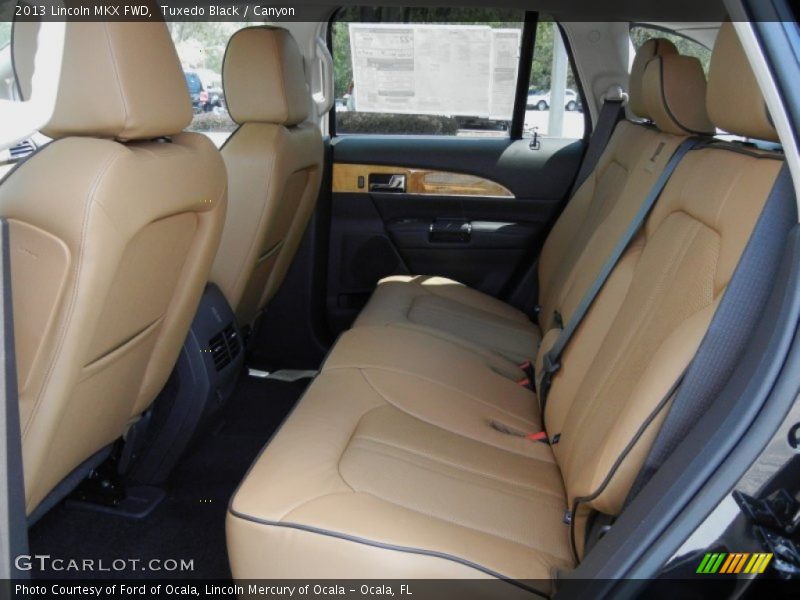 Rear Seat of 2013 MKX FWD