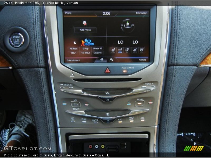 Controls of 2013 MKX FWD