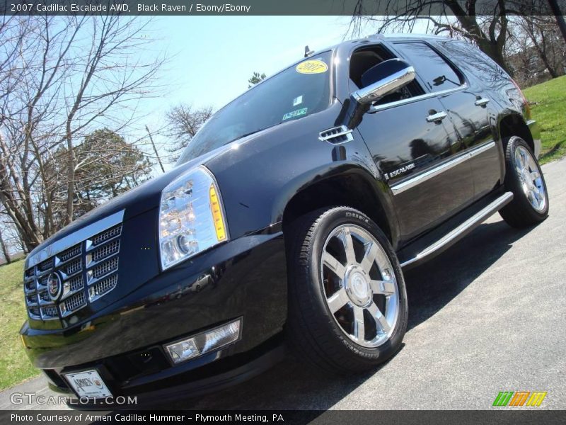 Black Raven / Ebony/Ebony 2007 Cadillac Escalade AWD