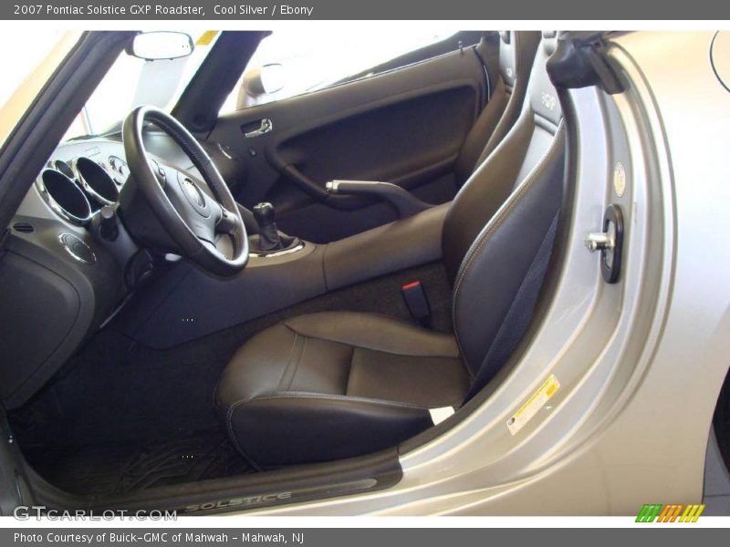 Cool Silver / Ebony 2007 Pontiac Solstice GXP Roadster