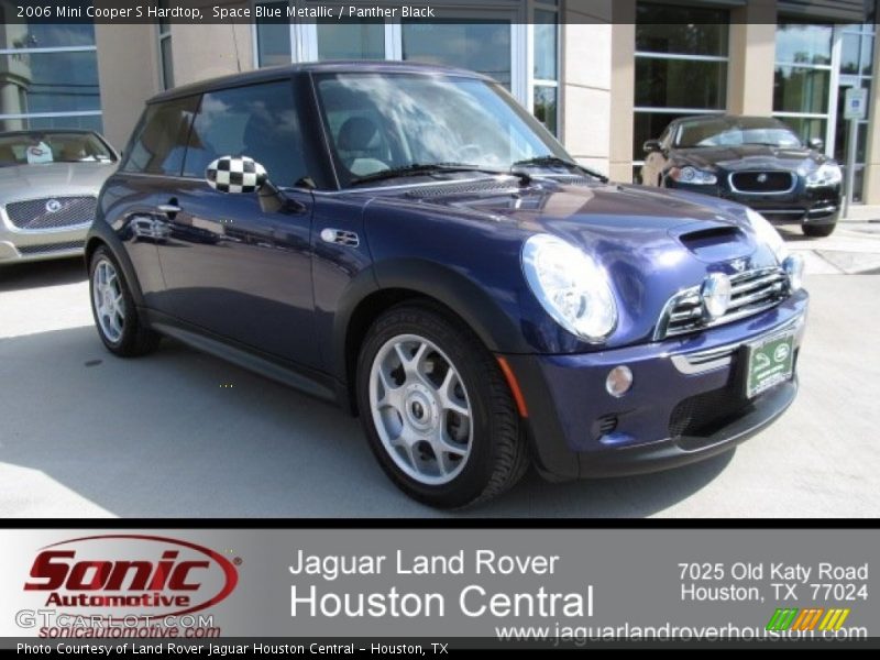 Space Blue Metallic / Panther Black 2006 Mini Cooper S Hardtop