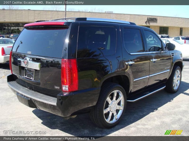 Black Raven / Ebony/Ebony 2007 Cadillac Escalade AWD