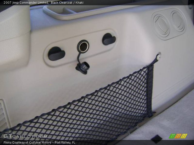Black Clearcoat / Khaki 2007 Jeep Commander Limited
