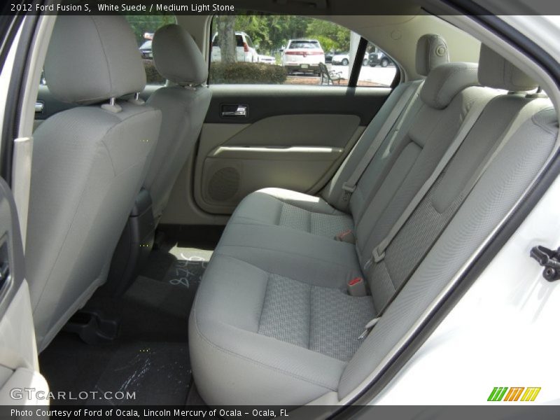  2012 Fusion S Medium Light Stone Interior